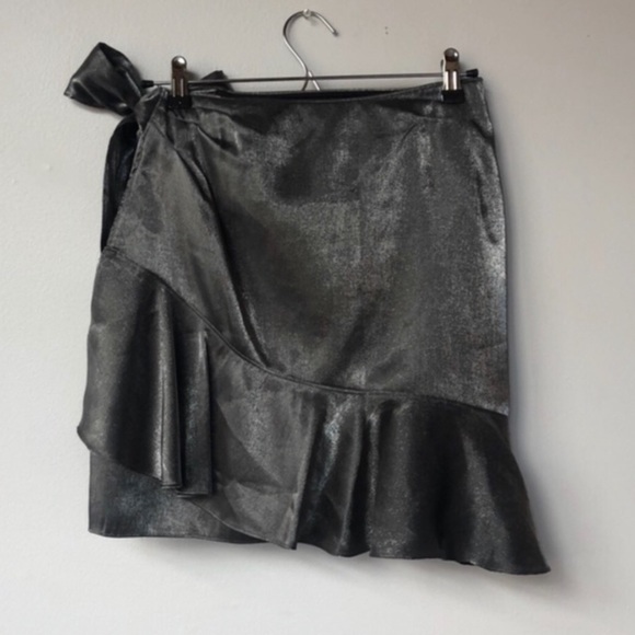 Cinq à sept metallic skirt - Picture 6 of 6
